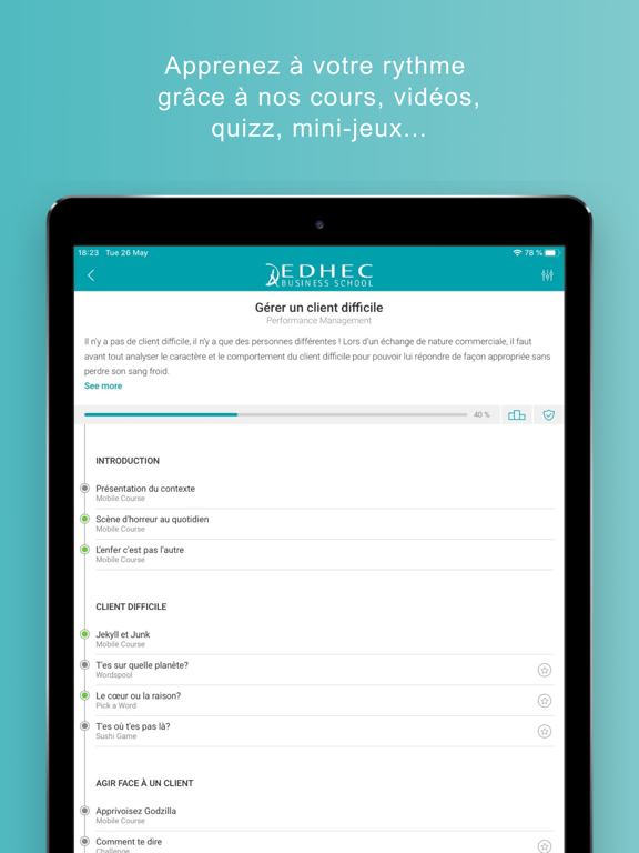 EDHEC Mobile Learning screenshot 4