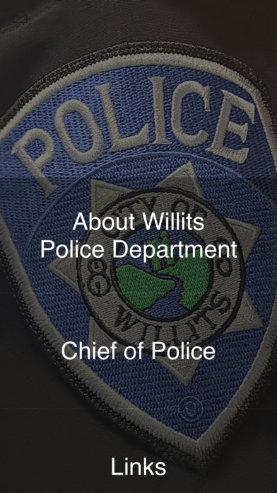 Willits Police Department Screenshot