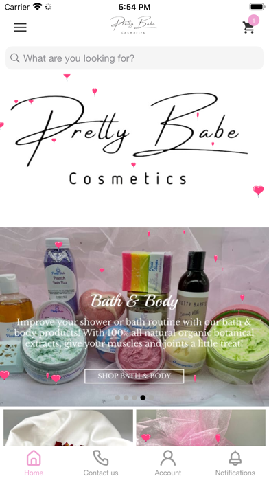 PrettyBabe Cosmetics Screenshot