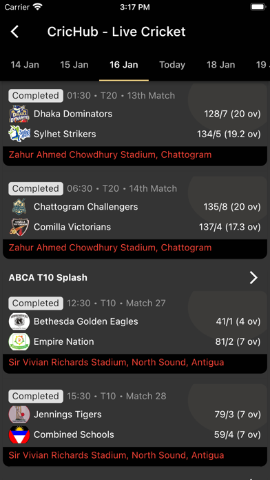 CricHub - Live Cricket Screenshot
