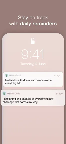 Game screenshot RemindMe: Daily Affirmations apk