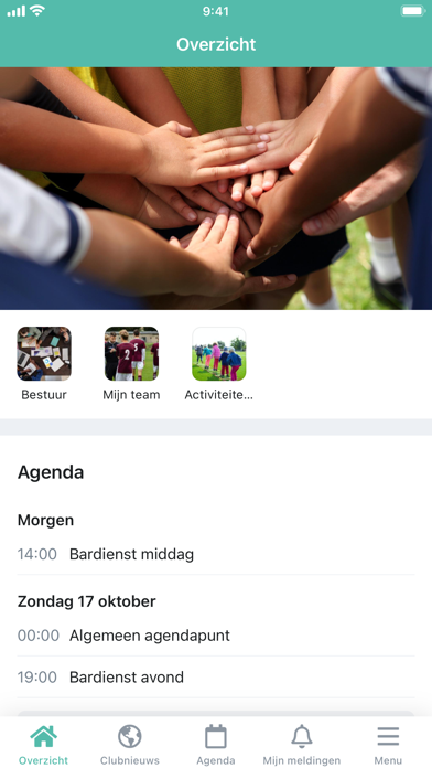 TPR Clubapp Screenshot