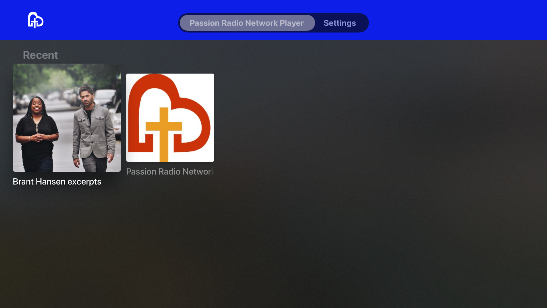 Passion Radio Network Player
