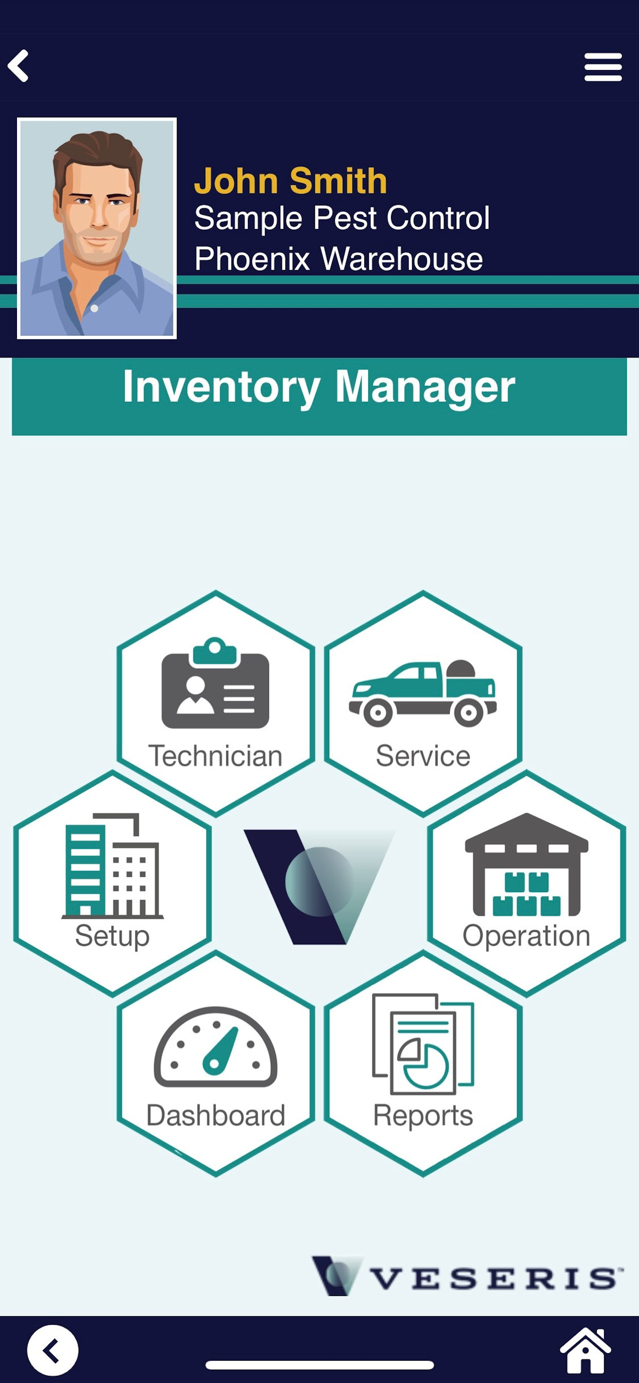 Veseris Inventory Manager