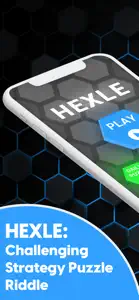 HEXLE: STRATEGY PUZZLE RIDDLE screenshot #2 for iPhone