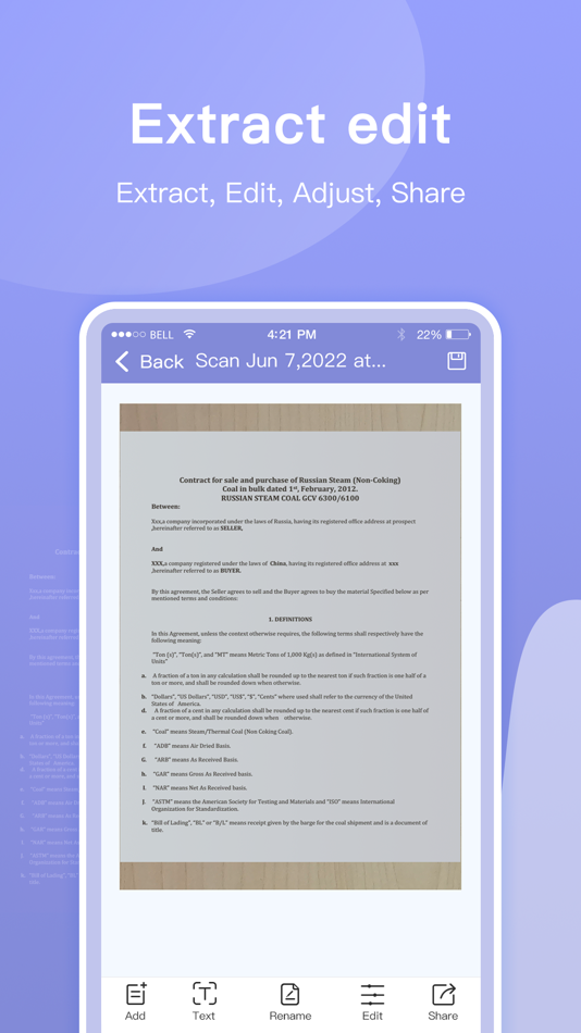 #2. Scanner APP:PDF OCR Scanner (iOS) بواسطة: 长明 陈