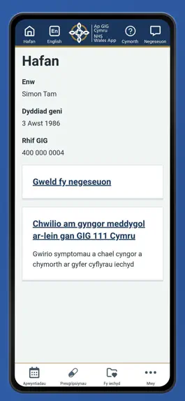 Game screenshot NHS Wales App mod apk