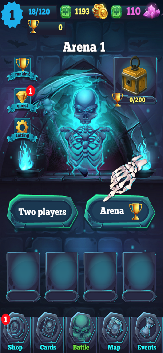 Hero Cards Battle - Slots Way