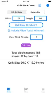 How to cancel & delete quilt block calculator 4