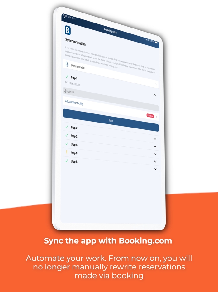 mobile-calendar booking system