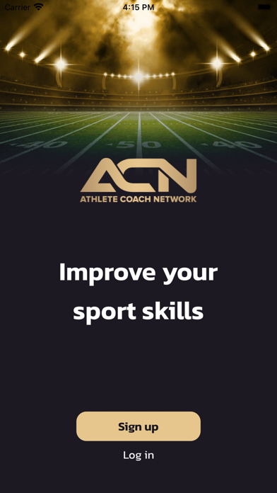 Athlete Coach Network Screenshot