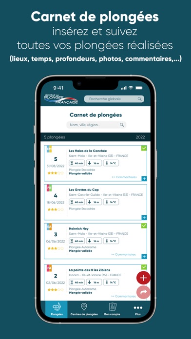 EPF - Ecole Plongée Française Screenshot