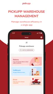 pickupp warehouse network iphone screenshot 1