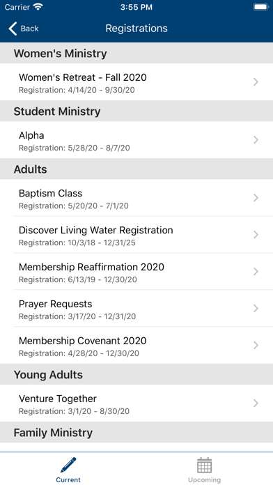 Living Water Community Screenshot