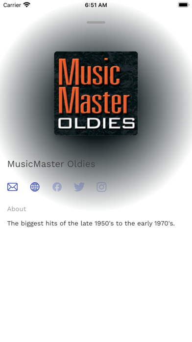 MusicMaster Oldies Screenshot