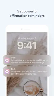 oath: daily affirmations iphone screenshot 3