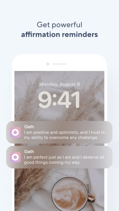 Oath: Daily Affirmations Screenshot