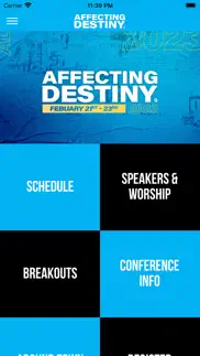 affecting destiny conference iphone screenshot 1