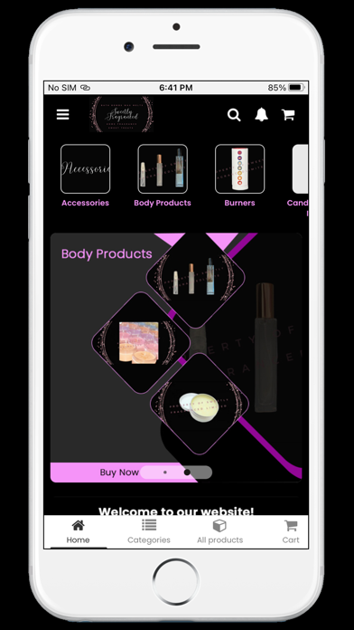 Screenshot 1 of Sweetly Fragranced App