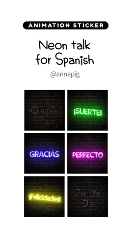 Game screenshot Neon talk for Spanish mod apk