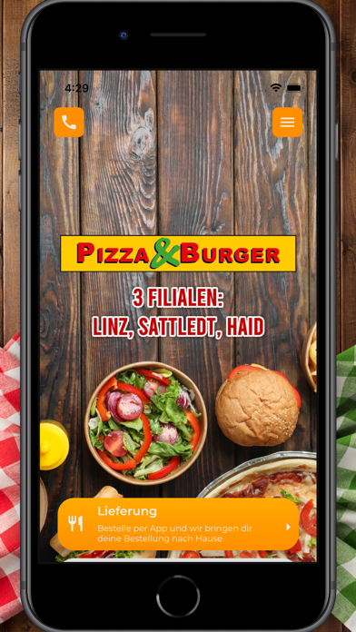 Pizza und Burger Screenshot