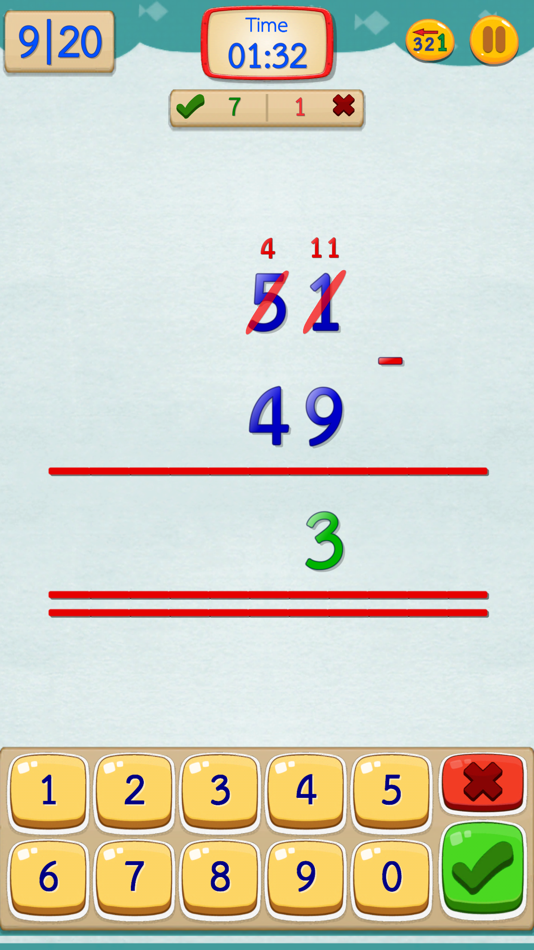 #2. Math Fast Plus and Minus (iOS) 由: kittisak wongkantarakorn