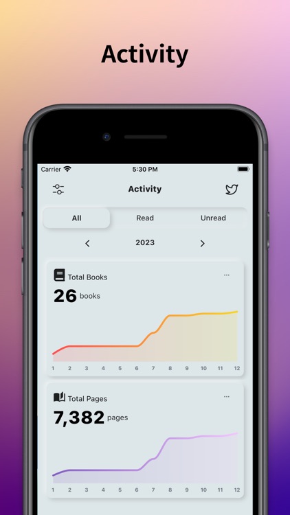 Book Tracker Reading Log - Hon