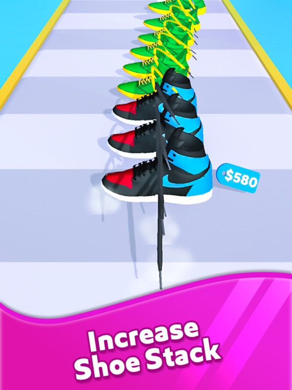 Shoe Stack Runner Game