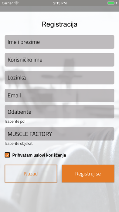 Muscle Factory Zemun Screenshot