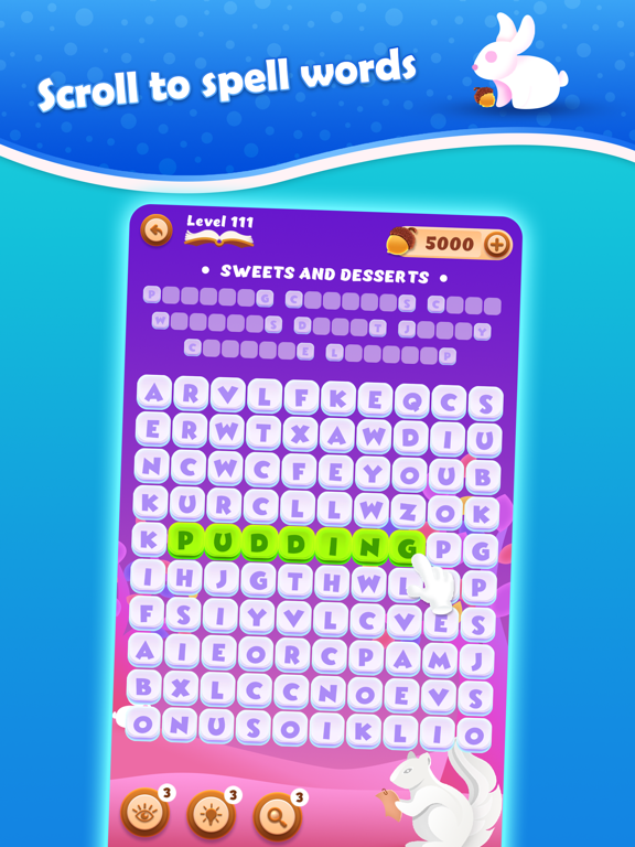 Screenshot #4 pour Word Slide: Swipe Puzzle Game