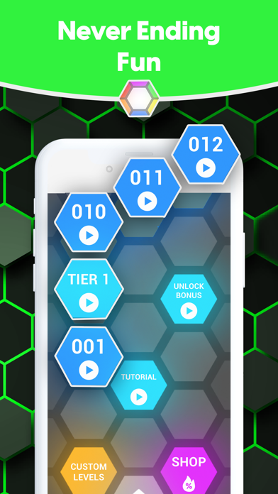 HEXLE: STRATEGY PUZZLE RIDDLE Screenshot