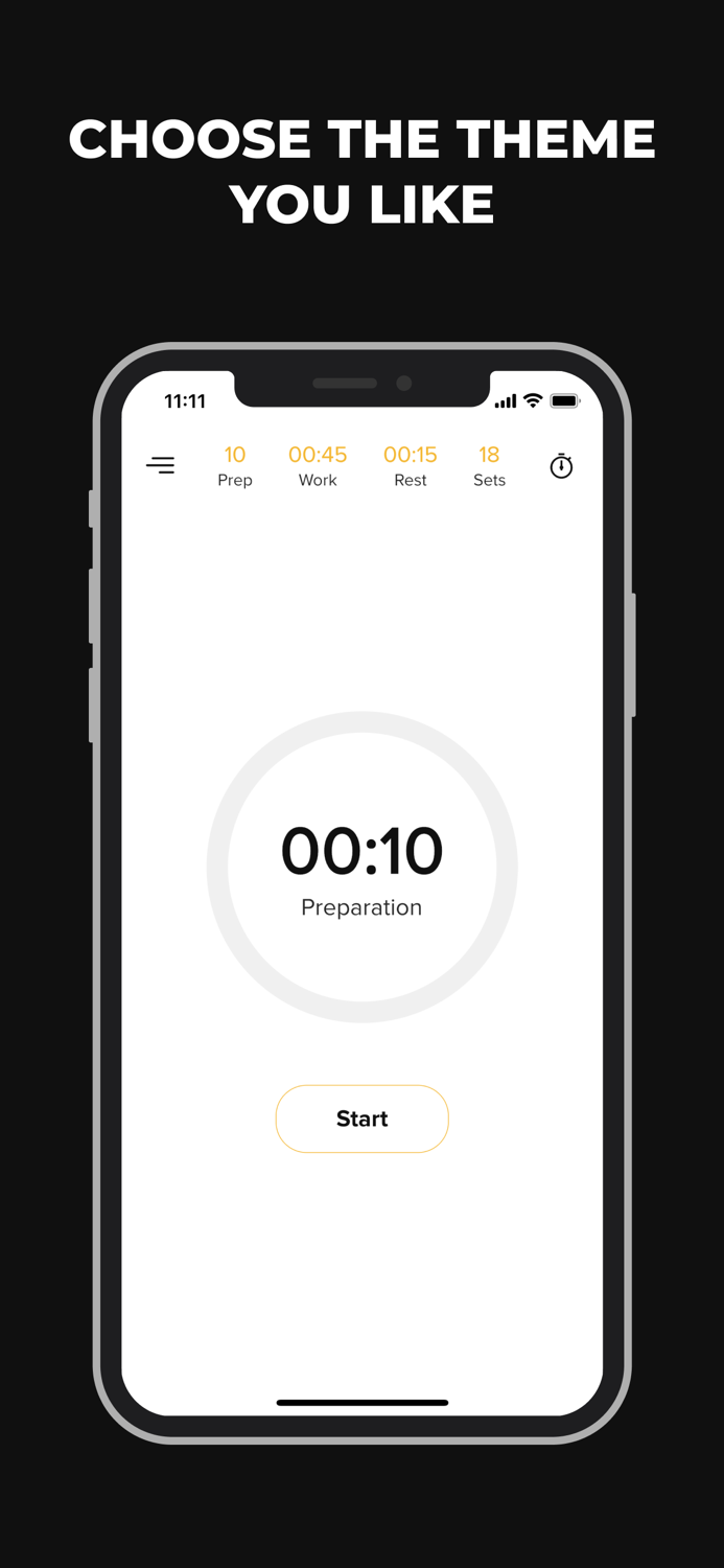 Minimalist Interval Timer