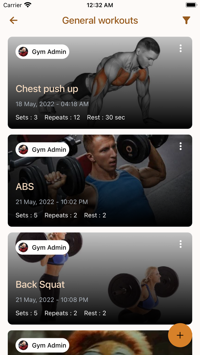 Gym Manager مدير الجيم