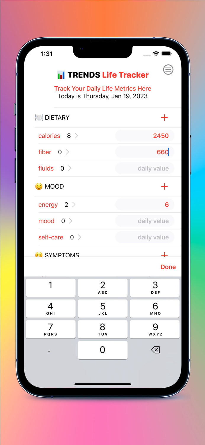 Trends - Life Tracker