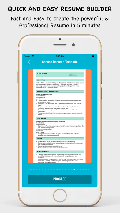 Resume Builder - CV Creator screenshot 4