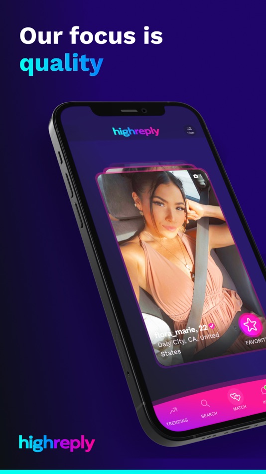 #1. High Reply: Meet. Date. Chat. (iOS) 由: Highreply LLC