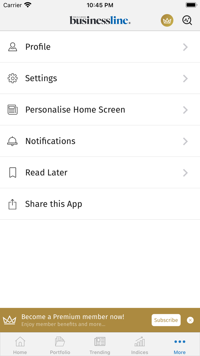 Business Line for iPhone