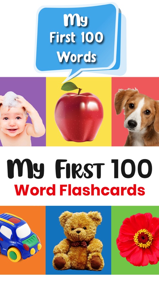 #1. My First 100 Word Flashcards (iOS) 由: Pooja Mehta