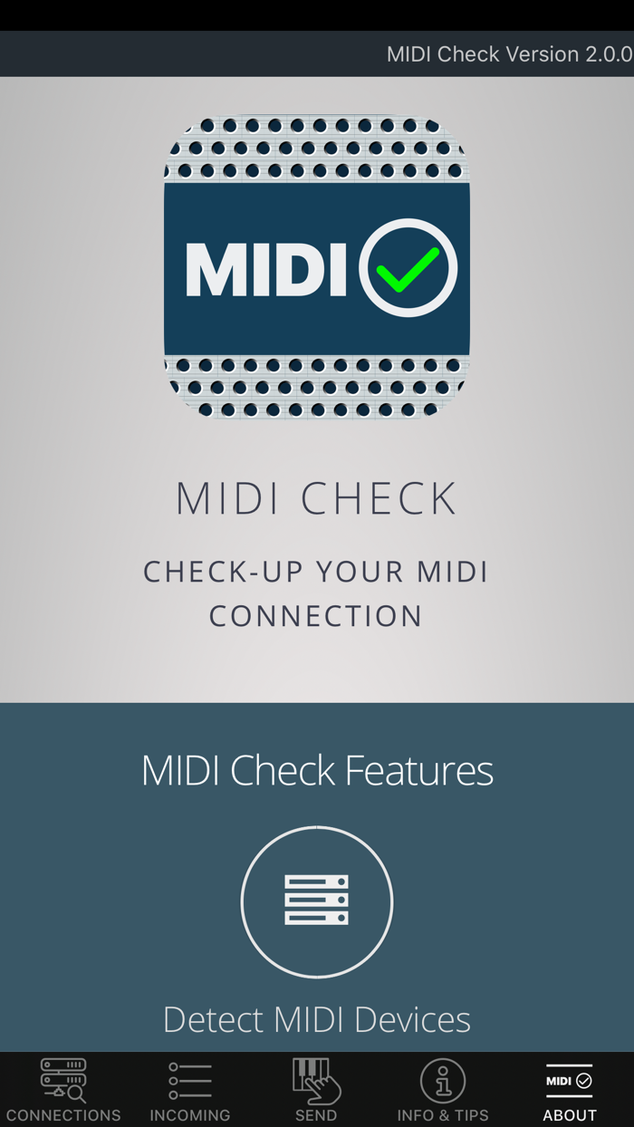 MIDI Check - Diagnose Tool