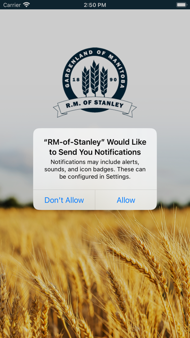 Rural Municipality of Stanley Screenshot