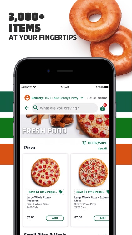 7NOW: Food & Alcohol Delivery