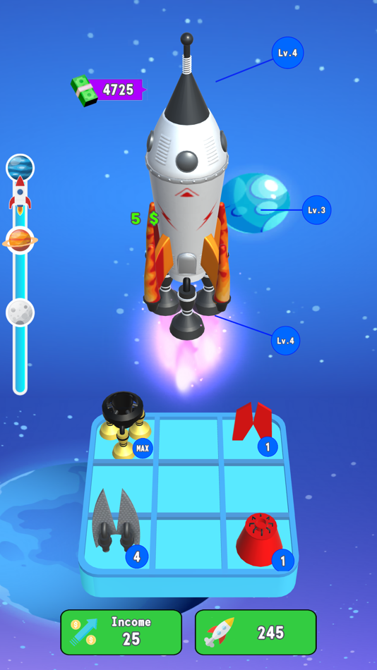 #7. Rockets Up! (iOS) By: Melih Kavla
