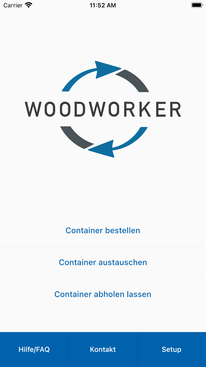 Woodworker Container App