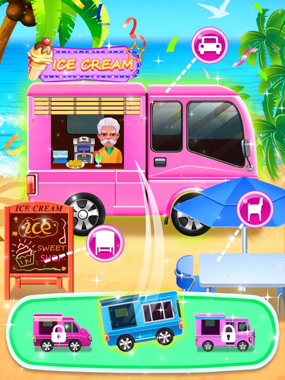 Ice Cream Make Shop iPad screenshot 4 - Entertainment app