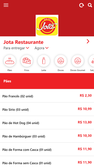 Jota Restaurante Screenshot