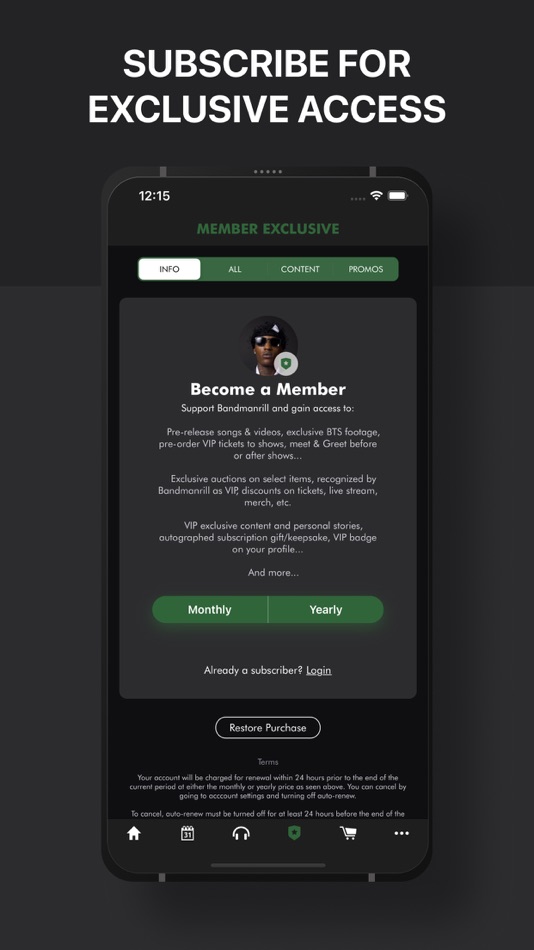 #5. Bandmanrill - Official App (iOS) Podle: MySeat.com Media Inc.