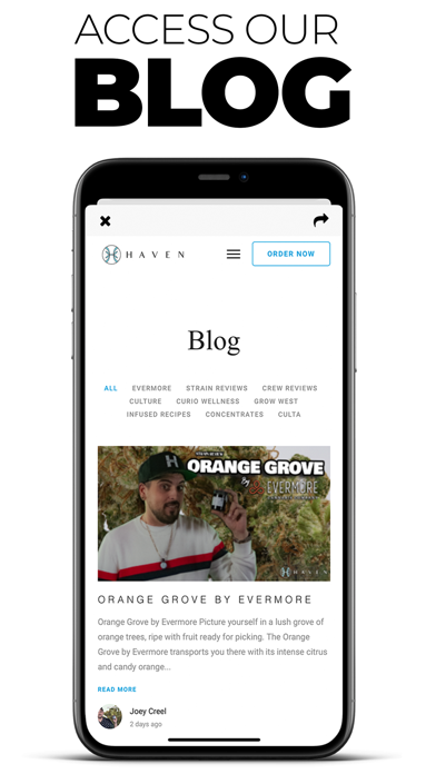 Haven Dispensary Screenshot