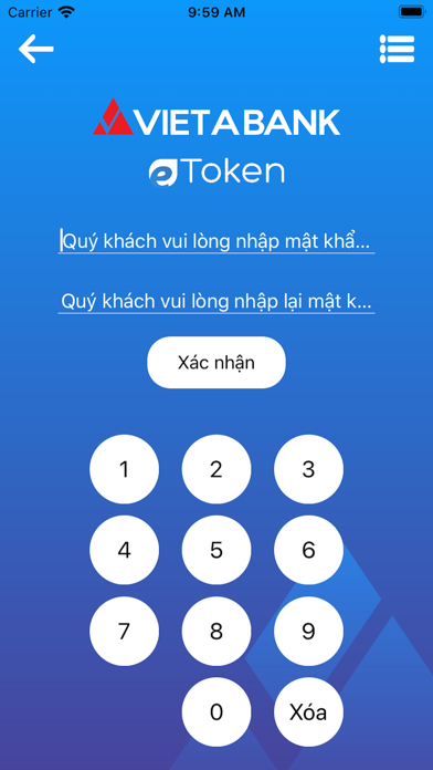 VietABank eToken Screenshot