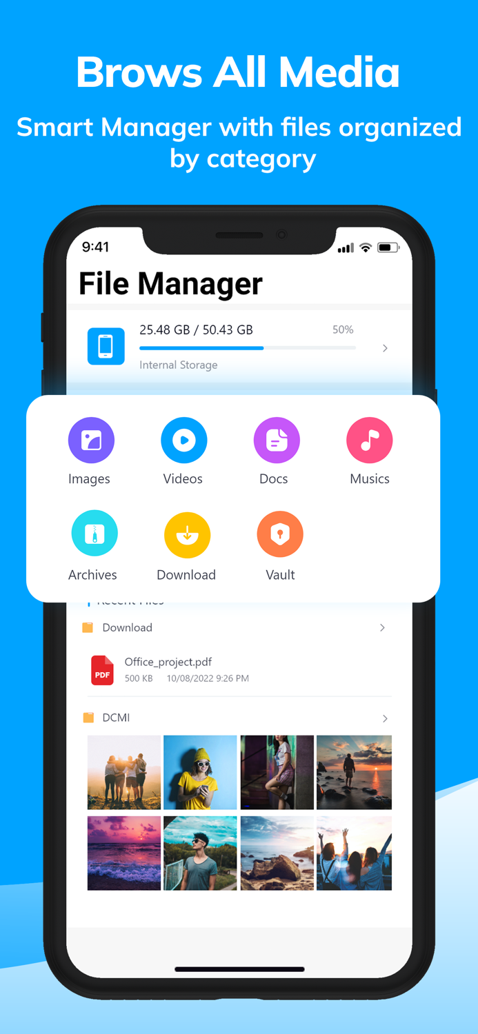 File manager - document reader