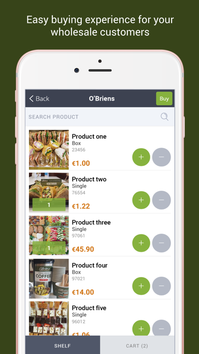 O'Briens Sandwich Cafe Ireland Screenshot